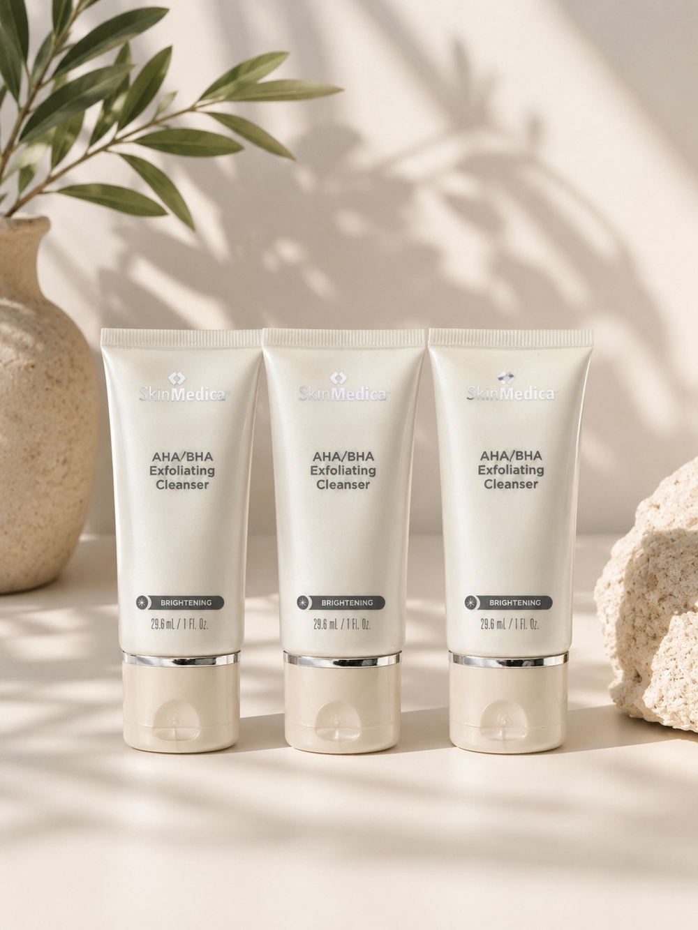SkinMedica Brightening Exfoliating Cleanser - Set Of 3
